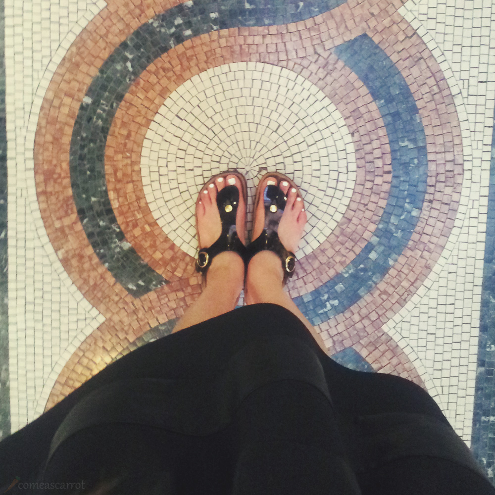 rome, fromwhereistand, birkenstock, essie blanc, striped, skirt